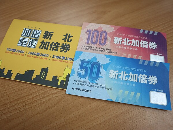 新北加倍券使用期限將至,適用範圍陸續推出晚鳥優惠搶商機。圖/新北市政府提供