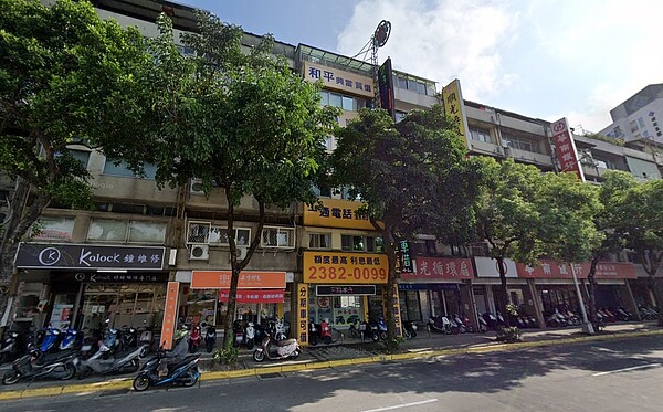 中華路二段上產品以透天、公寓為主力。圖/截自Google Maps