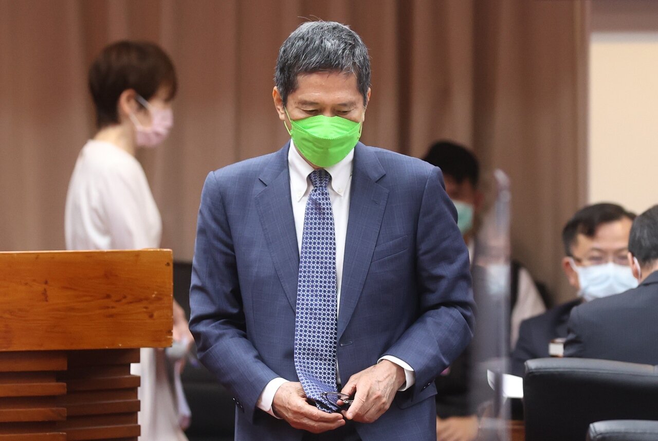 文化部長李永得出席立院報告藝文紓困計畫。記者陳正興/攝影