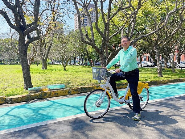 竹北市6月就能騎到YouBike,站點分布已可查詢。圖/新竹縣府提供