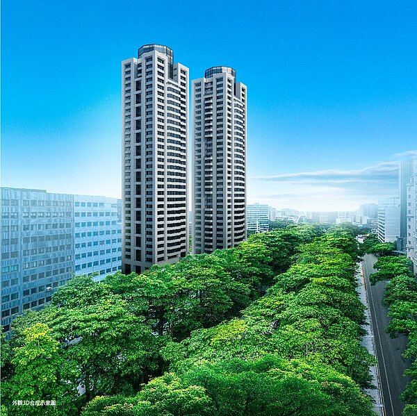 「忠泰老佛爺」位於科博館特區, 4 萬坪科博森林、3.6公里草悟道綠帶,地理位置無可取代。