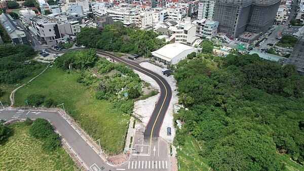 新闢道路銜接豐樂北二路。圖／台中市政府提供