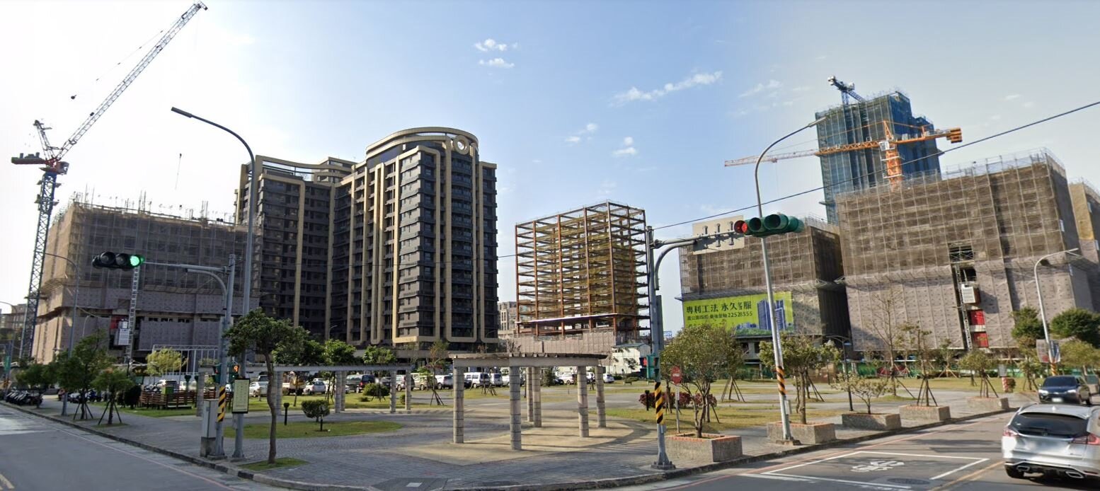 江翠北側重劃區。示意圖／翻攝自Google maps