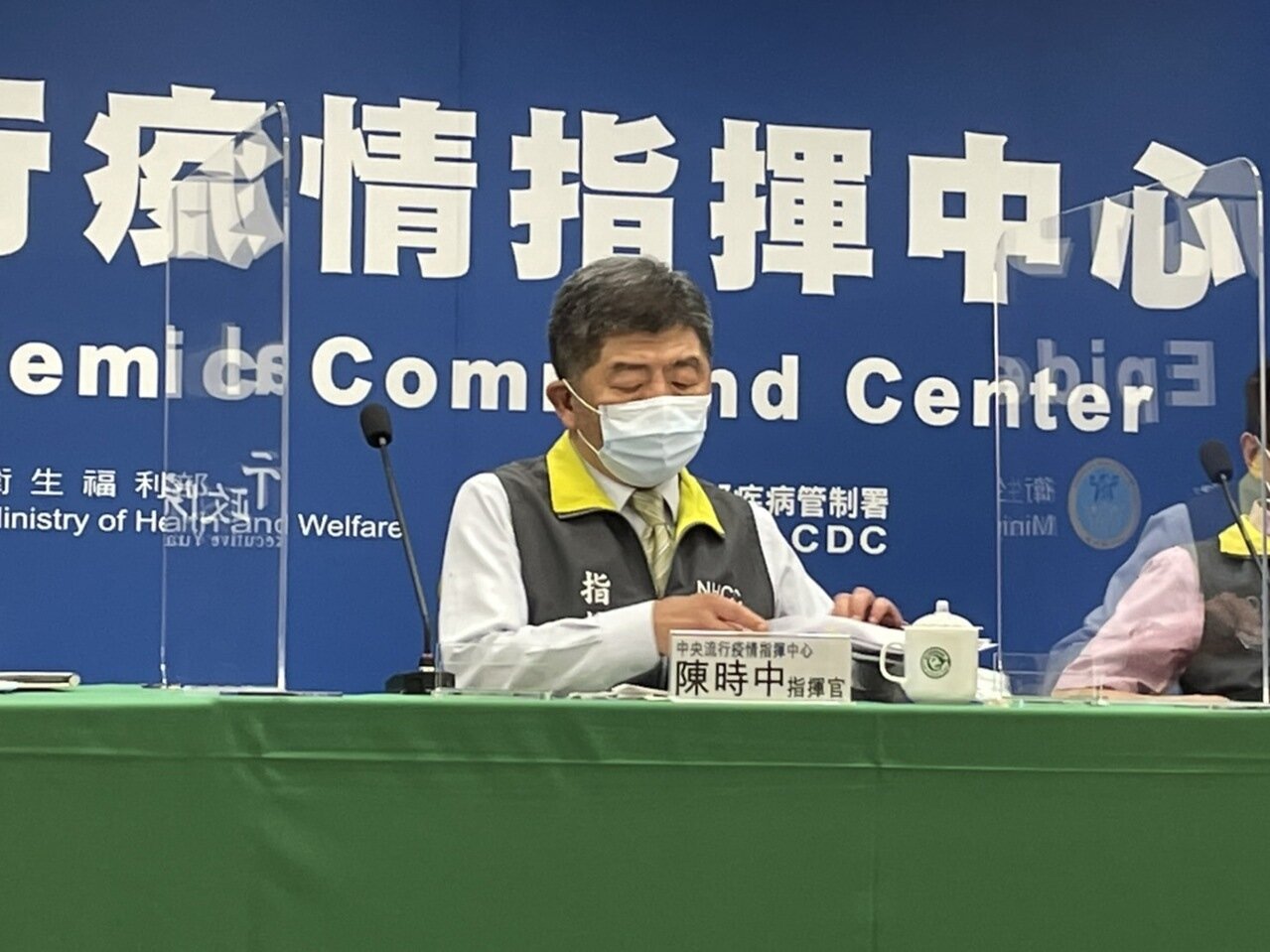 指揮中心指揮官陳時中。聯合報系記者許政榆/攝影