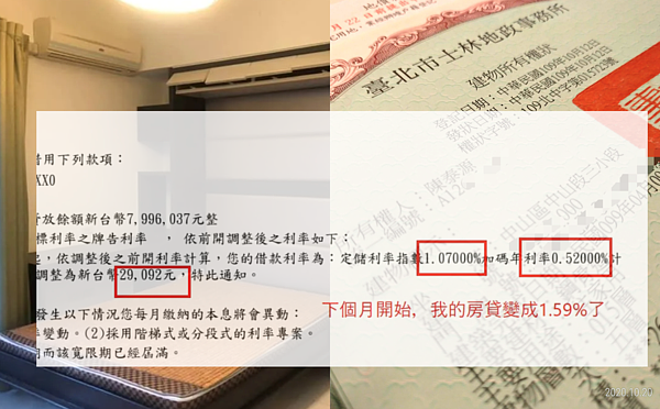 陳泰源買下的小套房與提供權狀。圖/陳泰源提供