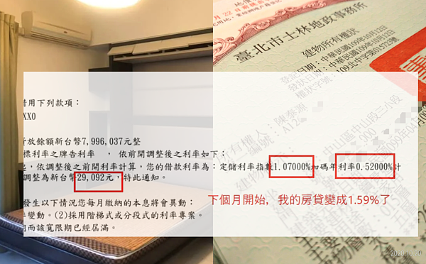 陳泰源買下的小套房與提供權狀。圖／陳泰源提供