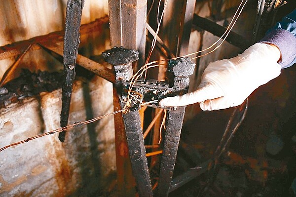 台南市住宅火警不少是老舊電線引起。圖/台南市消防局提供