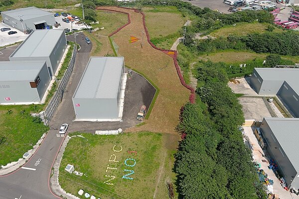 五股夏綠地再添3200平方公尺綠地。圖/新北市景觀處提供