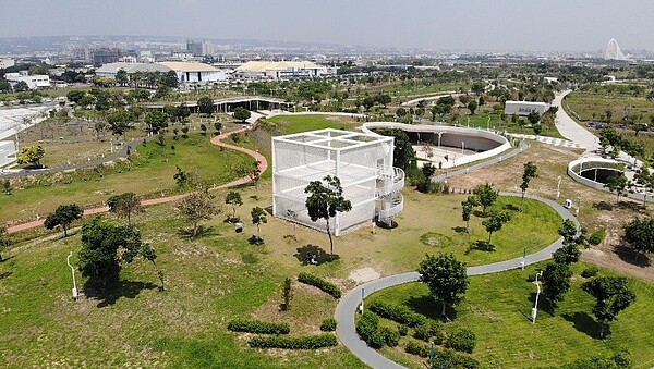 台中水湳中央公園的平衡體驗區將於5月重新開放。圖／台中市政府提供