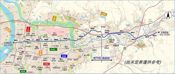 路線行經雙北的台北捷運民生汐止線,台北段部分2016年交通部核定,但為與系統不同的基隆捷運和汐東段整合。圖/北市府捷運工程局提供