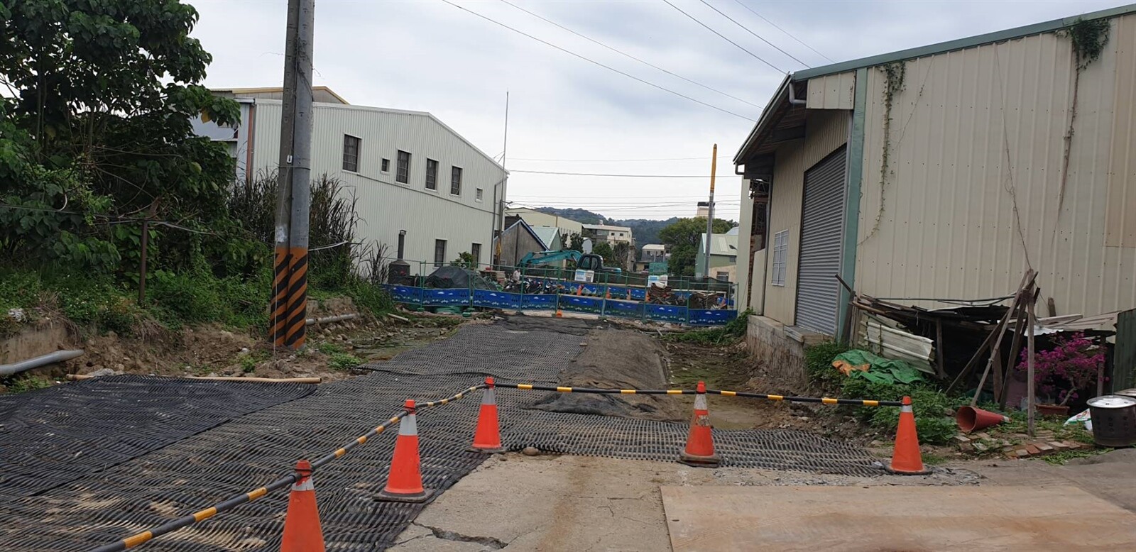 豐原區11-35號都市計畫打通工程，今天舉辦祈福典禮。記者游振昇／攝影 