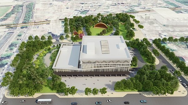 嘉義市圖書館總館。圖／嘉義市府提供