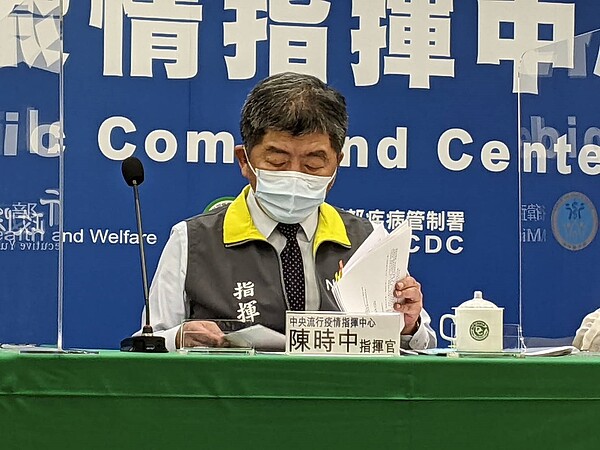 指揮中心指揮官陳時中。記者謝承恩/攝影