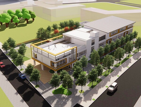 桃園市立桃園幼兒園完公示意圖。圖/桃園市政府提供