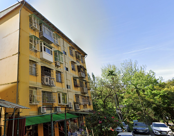 捷運萬芳醫院站周邊公寓。圖／翻攝自GoogleMaps