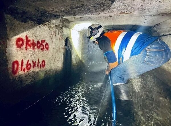 新竹市府工務處已在近日完成雨水下水道清淤作業,準備因應梅雨季挑戰。圖/市府提供