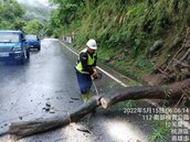 大雨一直下　高雄、花蓮山區道路封閉、災阻
