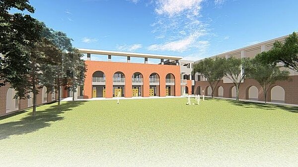 苗栗縣三義鄉僑成國民小學活動中心新建工程案在歷經9個月招標後終於決標。圖/苗栗縣政府提供