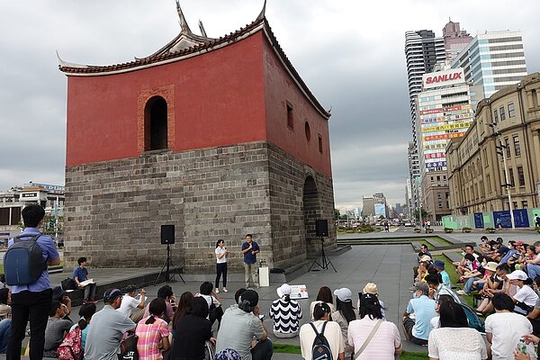 撫臺街洋樓,北門開講於五月週六下午在北門廣場舉行。圖/文化局提供