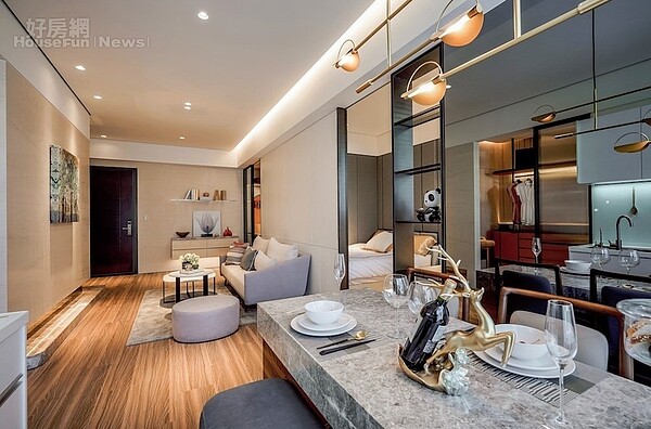 「麗江星漾」34坪3房戶戶邊間採光明亮,衛浴水區配置德國Durgo防疫吸氣閥。圖/現場提供