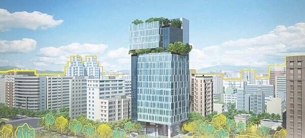 敦南安和公辦都更案模擬圖。圖/台北市都更處提供