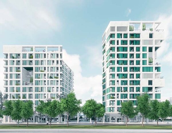 凱旋青樹社宅預定下半年招租。圖／高雄市都發局提供