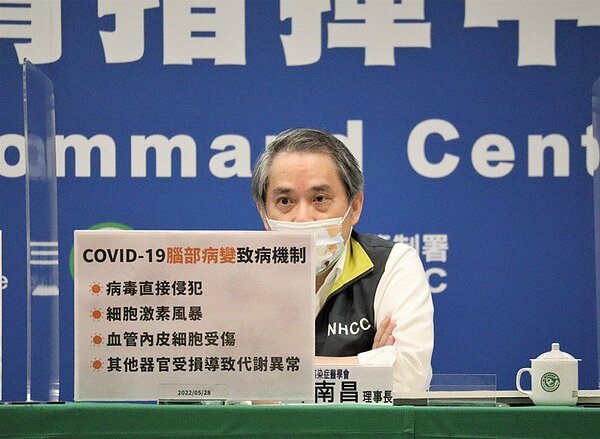 邱南昌表示,若體溫高於41度,代表體溫調整中樞已出現問題,因此要特別小心,若沒到41度但高燒很久,也要小心。圖/指揮中心提供