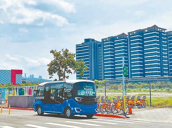 最新的新北無人智駕巴士預計年底上路。圖／新北市交通局提供