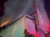 竹市生物科技公司清晨傳火警　鐵皮工廠悶燒2小時撲滅