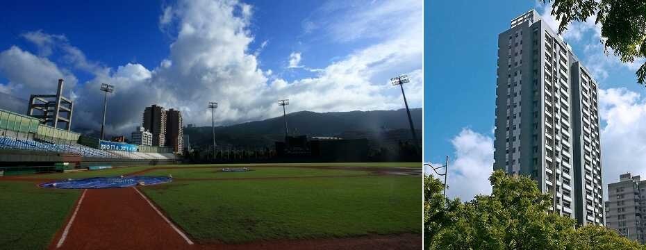 天母棒球場。(大刊頭)