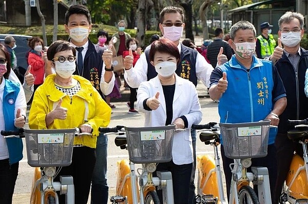 台中市iBike站突破1000站，議員建議應加自行車用道，保障單車族交通安全。圖／聯合報系照片