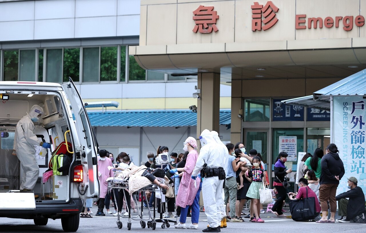 本土疫情持續延燒,不少孩童也不幸染疫。 圖/聯合報系資料照片