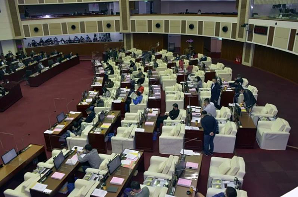 台北市議會上月闖關成功「重陽敬老禮金致送自治條例」。圖/聯合報資料照片