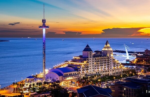 12月31日當天晚上,新北市府將在淡水漁人碼頭施放長達13分14秒煙火。圖/新北市文化局提供