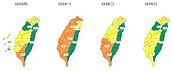 境外汙染物來了！　明西半部空品「亮橘燈」南部恐紅害