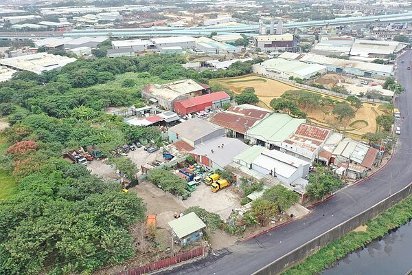 華新園區改造前。圖/新北市政府環境保護局提供
