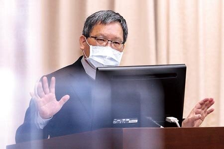 圖為財政部長蘇建榮。(黃世麒攝)