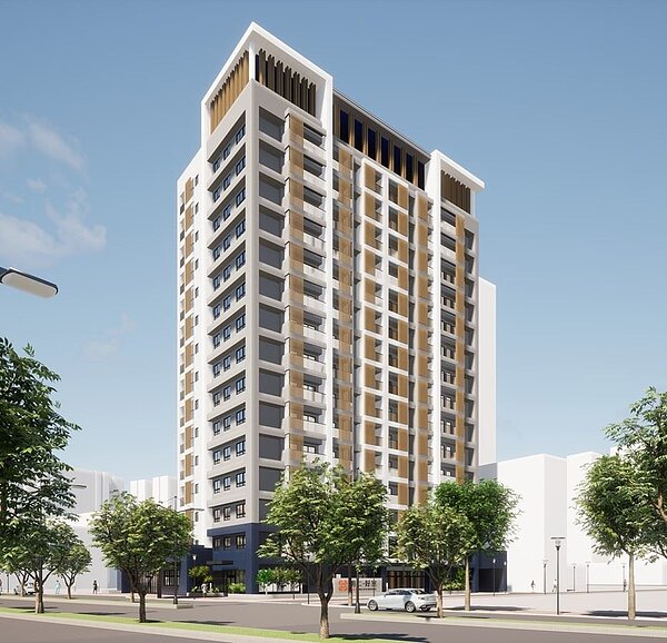 三民區「明仁好室」社會住宅將在下週動土。圖／高雄市都發局提供