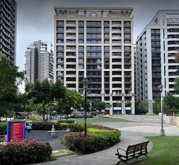 頭前重劃區A3的豪宅「國美青玥」實價登陸價格已經來到58－62之間，站上6字頭。圖／翻攝自Google map