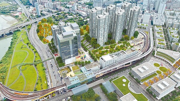 捷運環狀線十四張站開發案預計2022年公告招商,堪稱全台最大捷運開發投資案。圖為模擬圖。(新北市捷運局提供/葉德正新北傳真)