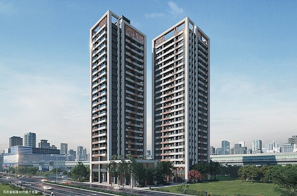 「百邑富都匯」其中一棟高檔酒店，為多時段餐廳，讓住戶可方便享用美味佳餚、欣賞夜景。圖／百邑建設提供