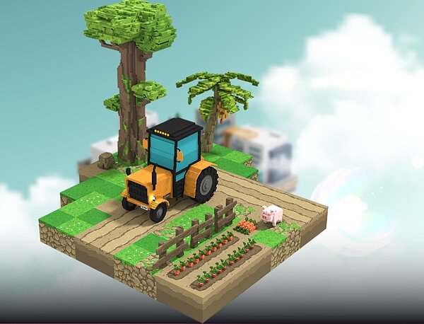 紐約的虛擬房地產公司Republic Real日前宣布，已透過虛擬世界平台「The Sandbox」，以430萬美元（約新台幣1.2億）買下數位土地，金額創下紀錄新高。圖／截自The Sandbox官網