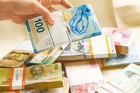 瑞郎、歐元等所有天期LIBOR在2021年12月31日為最後報價,國銀已及早採因應措施。圖為瑞郎。圖∕本報資料照片