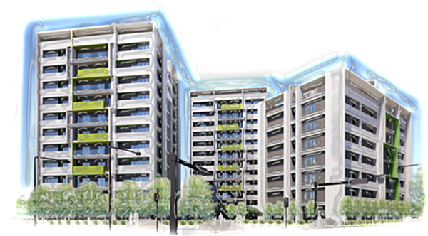 羅東社宅示意圖/宜蘭縣政府提供