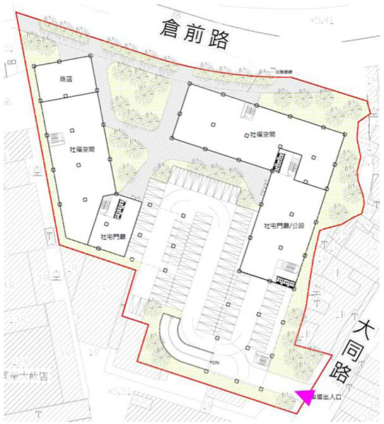 羅東基地配置圖。圖/宜蘭縣政府提供