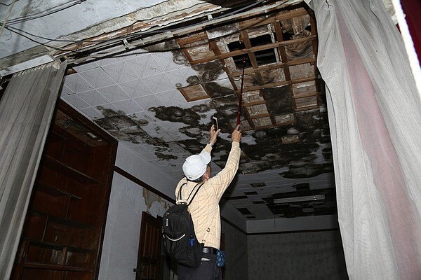 漏水示意圖,與本案無關。聯合報系資料照片