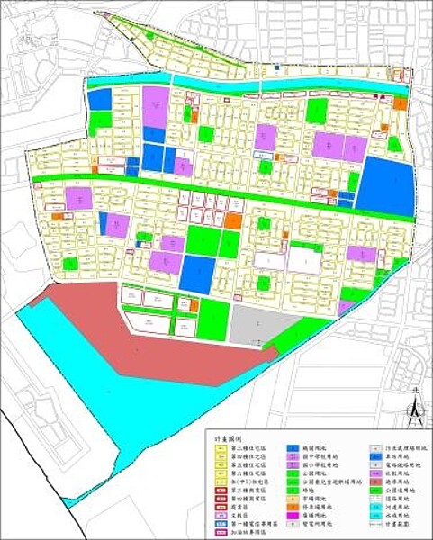 安平區細部計畫第二次通盤檢討，拓寬道路改善交通。圖／台南市政府提供