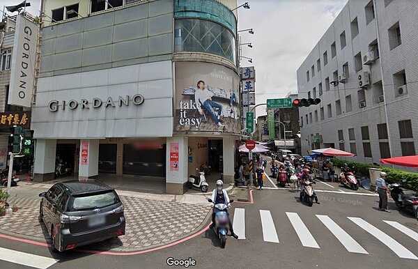 屏東地王位於屏東市民生路與民權路交叉路口土地。圖／截自Google Maps