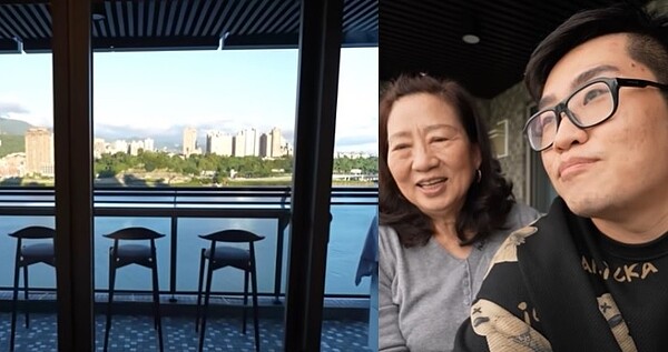 Joeman花1200萬買下八里河景宅送給媽媽。圖／截自Joeman YouTube頻道、臉書