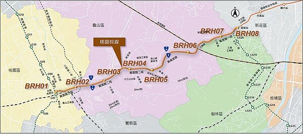 桃園市長鄭文燦指出,為避免捷運棕線因運能不足成「盲腸線」,決議從輕運量調整為中運量,也可整合維修資源、減少用地徵收,力拚今年通過行政院核定。(捷運局提供/蔡依珍桃園傳真)
